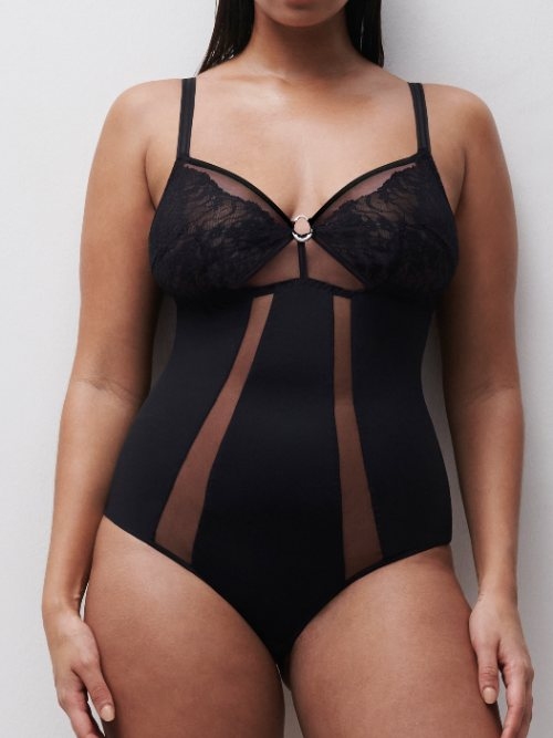 Chantelle Crush noir corselet