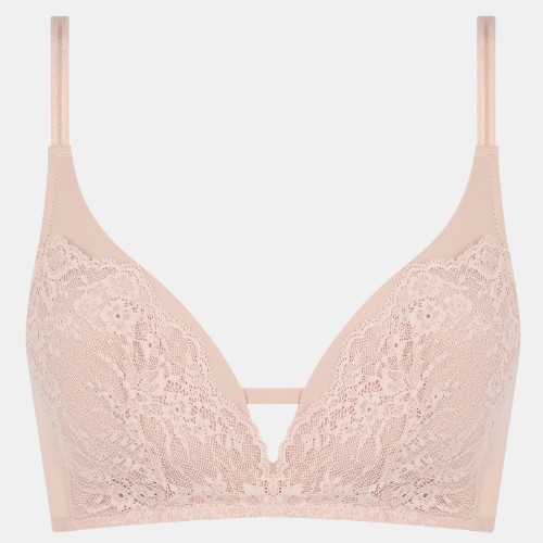 Chantelle Crush rose soutien-gorge sans armatures en dentelle