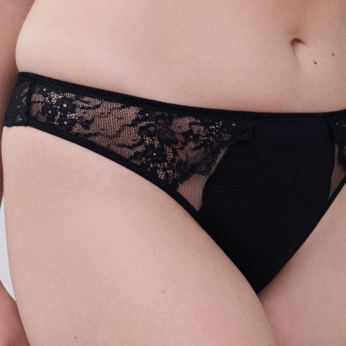 Chantelle Crush noir culotte string