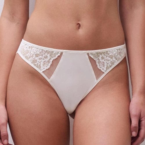 Chantelle Crush blanc culotte string