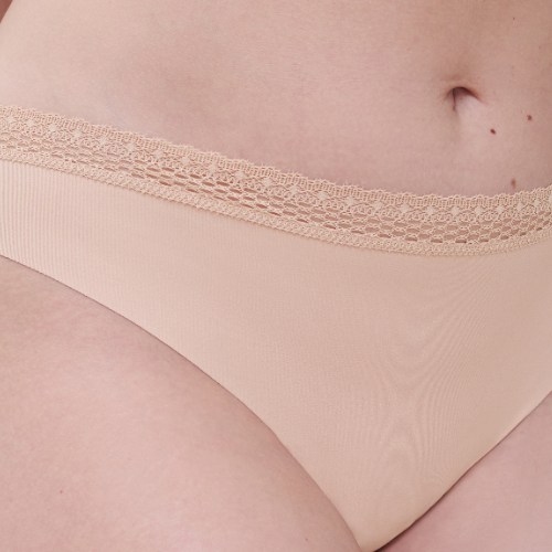 Chantelle Cozy Chic poudre slip brésilien