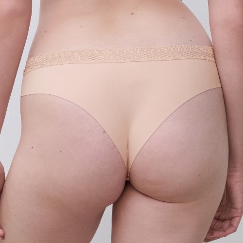 Chantelle Cozy Chic poudre slip brésilien