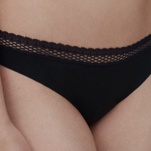 Chantelle Cozy Chic noir slip brésilien