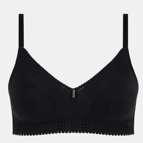 Chantelle Easy Support noir soutien-gorge sans armatures en dentelle