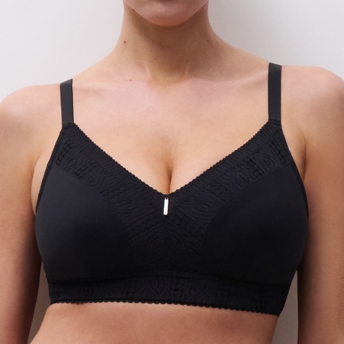 Chantelle Easy Support noir soutien-gorge sans armatures en dentelle