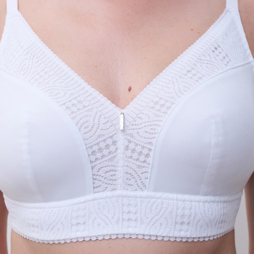 Chantelle Easy Support blanc soutien-gorge sans armatures en dentelle