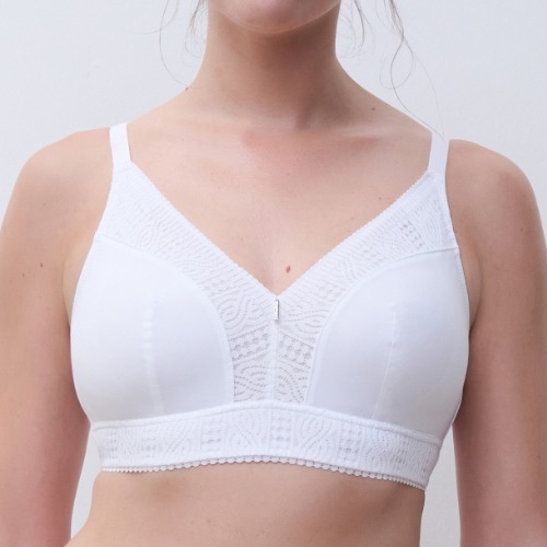 Chantelle Easy Support blanc soutien-gorge sans armatures en dentelle