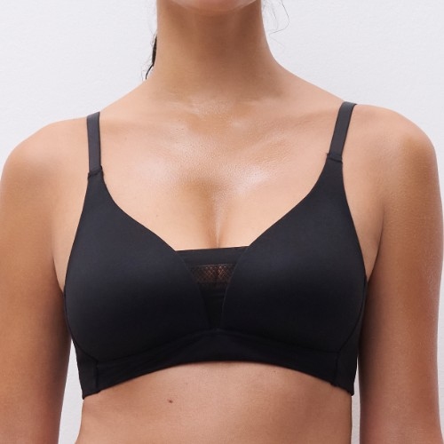 Chantelle Easy Bliss noir soutien-gorge sans armatures en dentelle