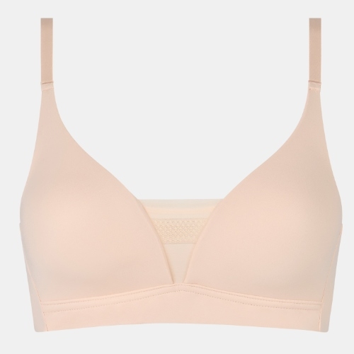 Chantelle Easy Bliss beige soutien-gorge sans armatures en dentelle