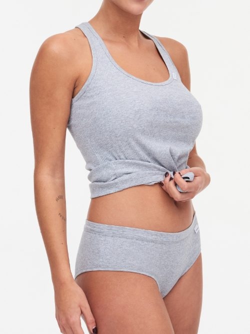 Chantelle Cotton Comfort gris shortie