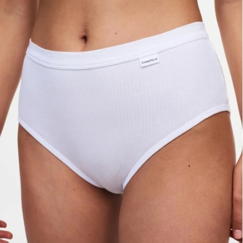 Chantelle Cotton Comfort blanc haut slip