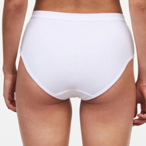 Chantelle Cotton Comfort blanc haut slip