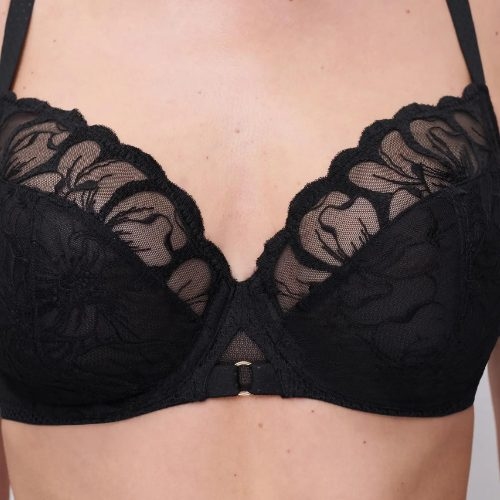 Chantelle Fleurs noir soutien-gorge rembourré