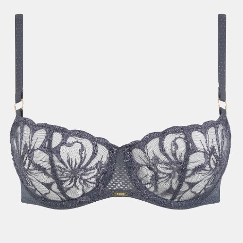 Chantelle Fleurs gris soutien-gorge sans forme