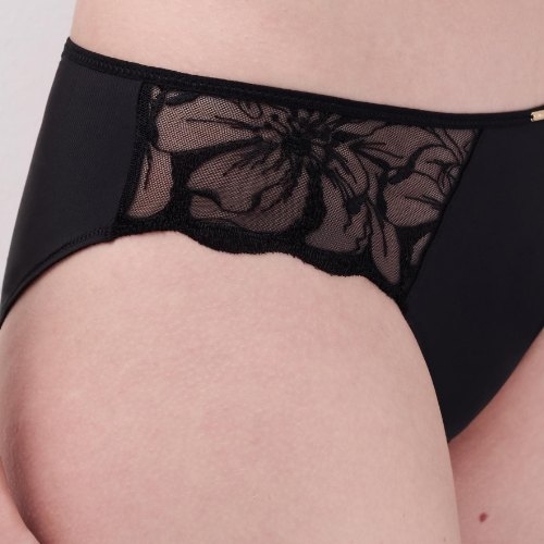 Chantelle Fleurs noir slip