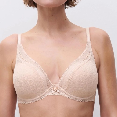 Chantelle  beige soutien-gorge rembourré