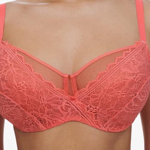 Chantelle Floral Touch corail soutien-gorge rembourré