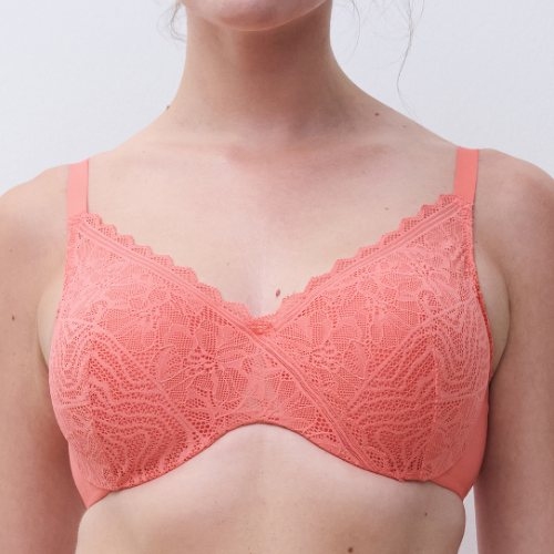 Chantelle Floral Touch corail soutien-gorge rembourré