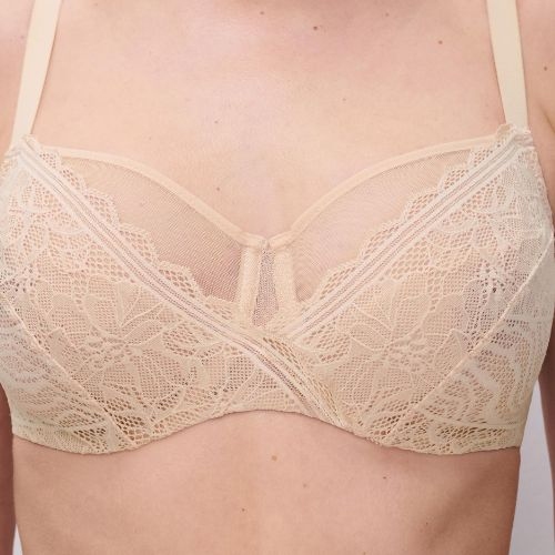 Chantelle Floral Touch beige soutien-gorge sans forme