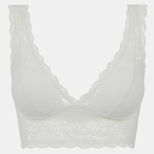 Chantelle Floral Touch blanc soutien-gorge sans armatures en dentelle