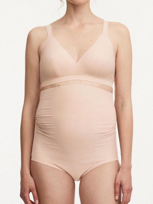 Chantelle Pure Maternity beige soutien-gorge d'allaitement