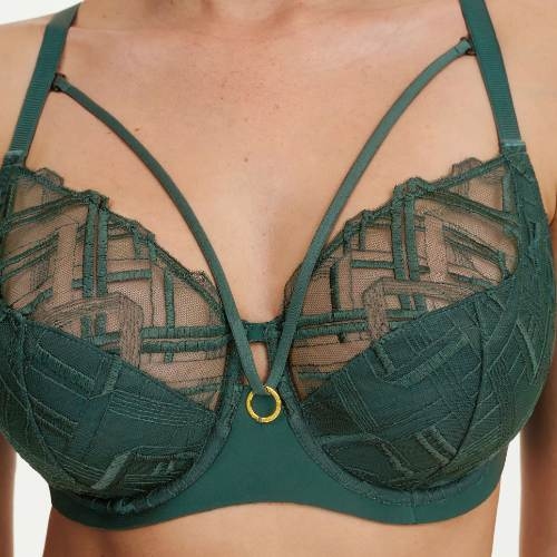 Chantelle Graphic Support vert soutien-gorge sans forme