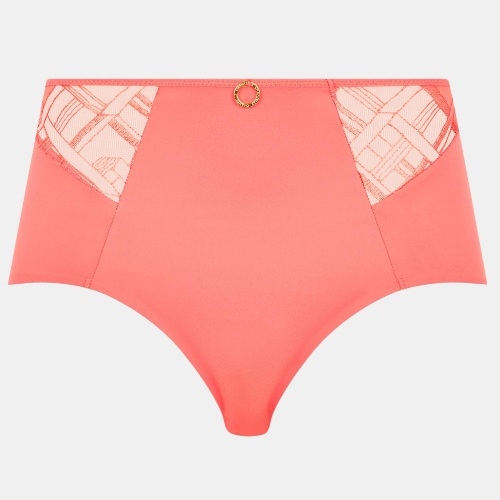 Chantelle Graphic Support corail haut slip