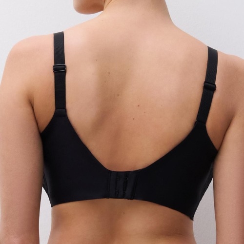 Chantelle Graphic Support noir soutien-gorge sans armatures en dentelle