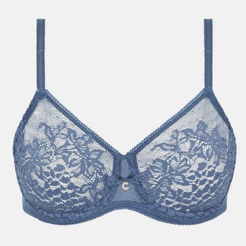 Chantelle Maris jeans bleu soutien-gorge sans forme