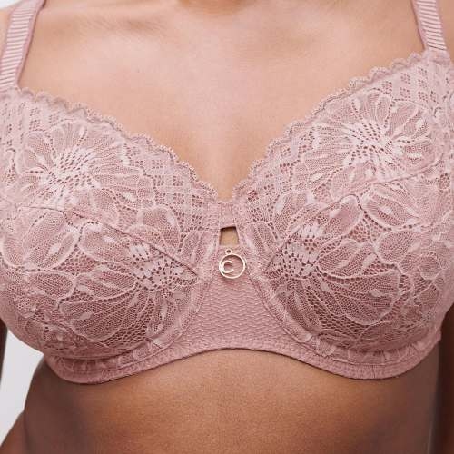 Chantelle Sublime rose soutien-gorge sans forme