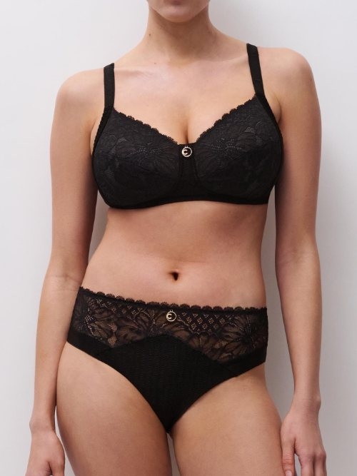 Chantelle Sublime noir soutien-gorge sans armatures en dentelle
