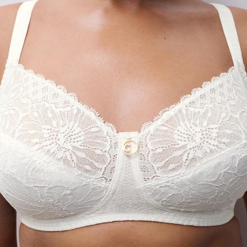 Chantelle Sublime blanc soutien-gorge sans armatures en dentelle