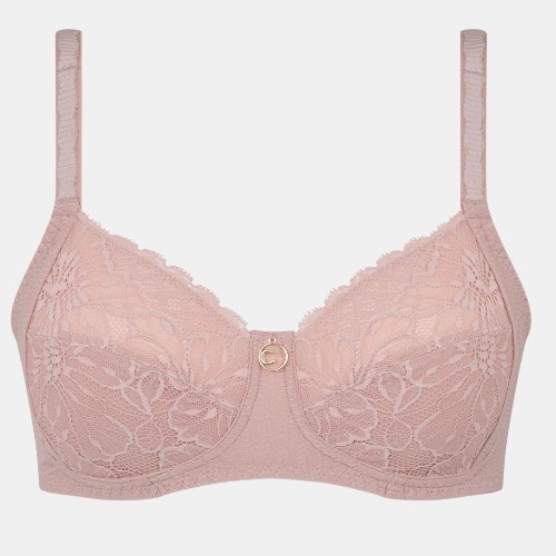 Chantelle Sublime rose soutien-gorge sans armatures en dentelle