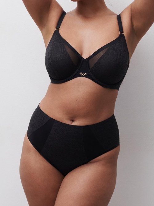 Chantelle Pure Lace noir soutien-gorge rembourré