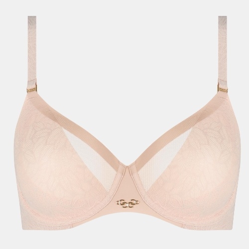 Chantelle Pure Lace beige soutien-gorge rembourré