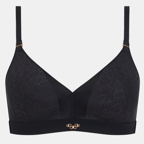 Chantelle Pure Lace noir soutien-gorge sans armatures en dentelle