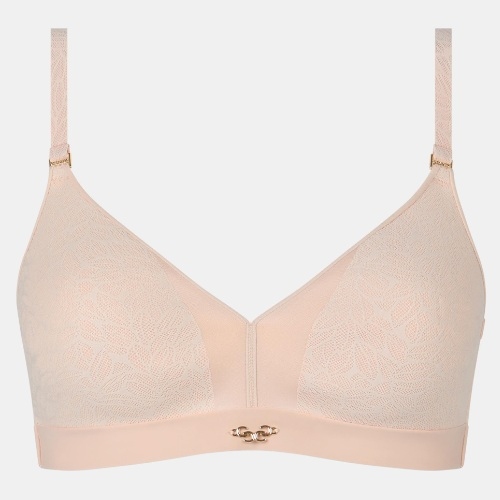 Chantelle Pure Lace beige soutien-gorge sans armatures en dentelle