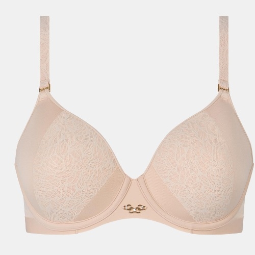 Chantelle Pure Lace beige soutien-gorge rembourré