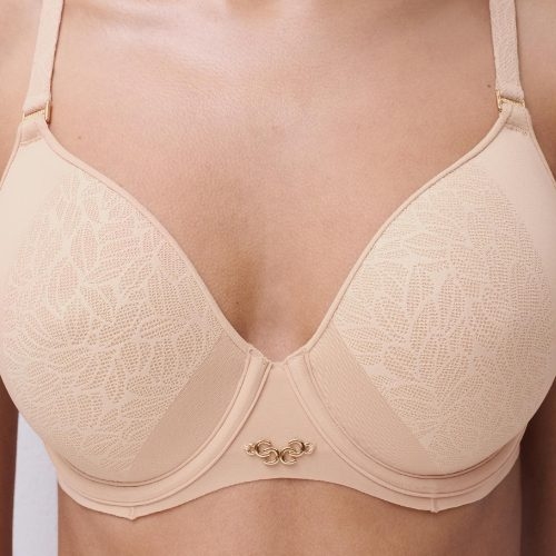 Chantelle Pure Lace beige soutien-gorge rembourré