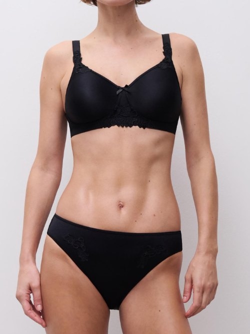 Chantelle Hedona noir soutien-gorge sans armatures en dentelle