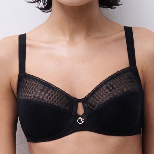 Chantelle Intrique noir soutien-gorge sans forme