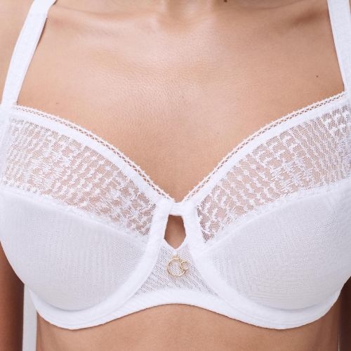 Chantelle Intrique blanc soutien-gorge sans forme