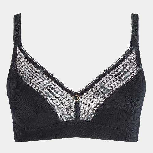 Chantelle Intrique noir soutien-gorge sans armatures en dentelle