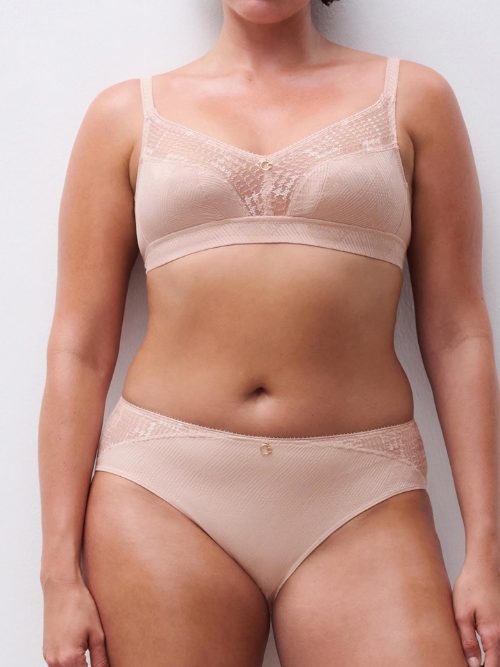 Chantelle Intrique rose soutien-gorge sans armatures en dentelle