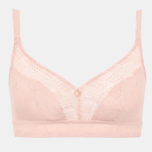 Chantelle Intrique rose soutien-gorge sans armatures en dentelle