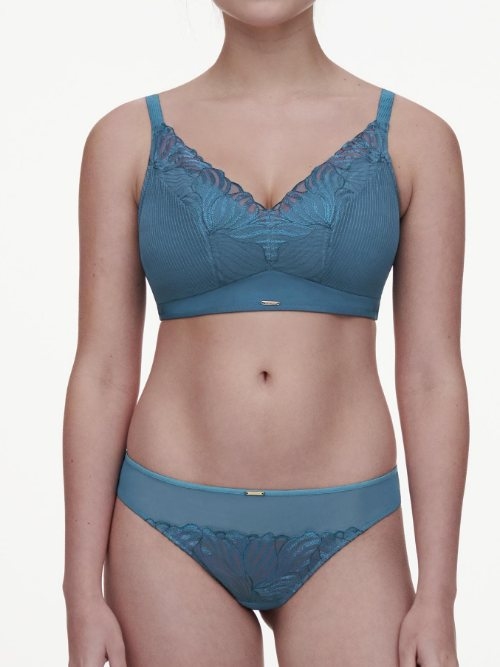 Chantelle Legend jeans bleu slip brésilien