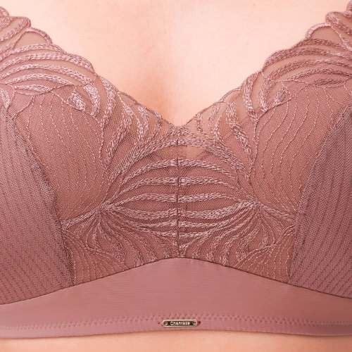 Chantelle Legend rose soutien-gorge sans armatures en dentelle