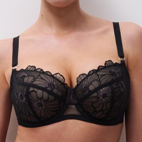 Chantelle Lush noir soutien-gorge sans forme
