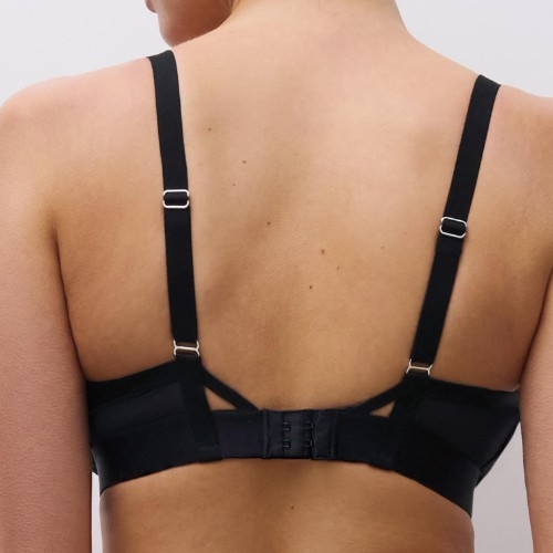 Chantelle Lush noir soutien-gorge sans armatures en dentelle