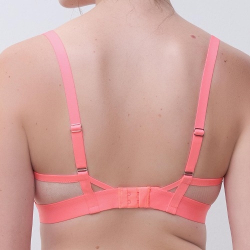 Chantelle Lush rose soutien-gorge sans armatures en dentelle